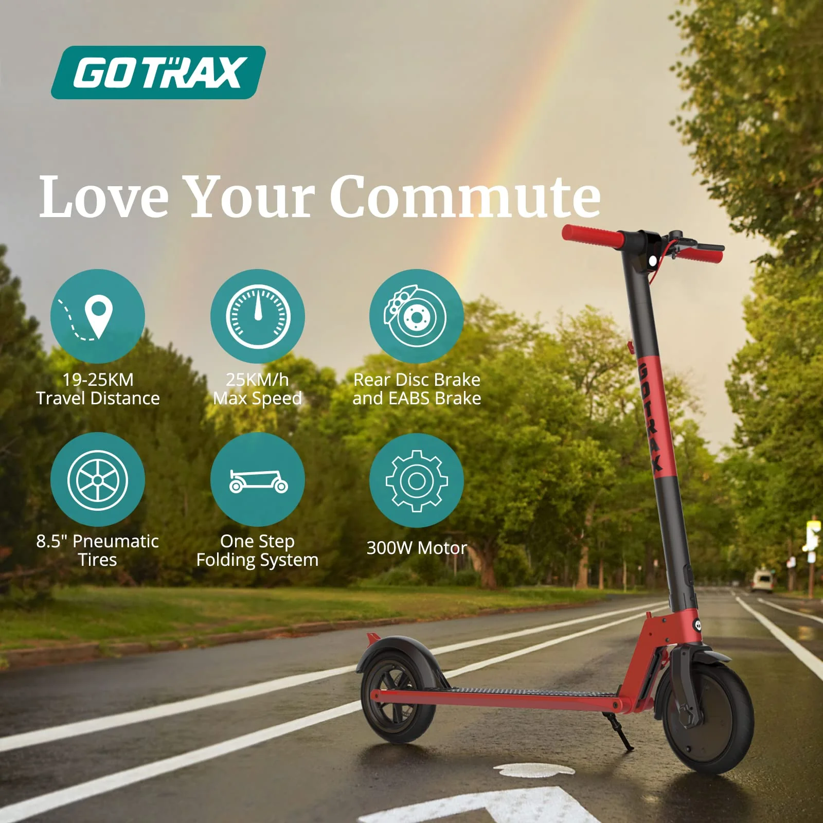 XR Ultra Light Folding Electric Scooter 8.5" 25KPH | 24KM Range(🔥 Spring Sale) - Image 10