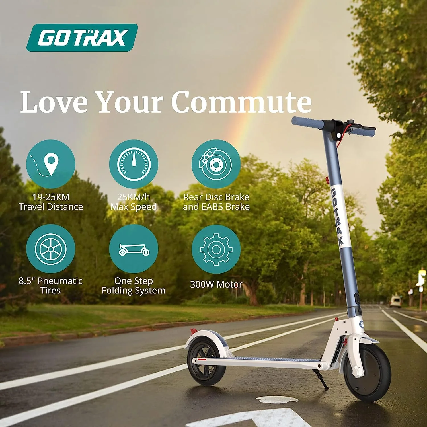 XR Ultra Light Folding Electric Scooter 8.5" 25KPH | 24KM Range(🔥 Spring Sale) - Image 18