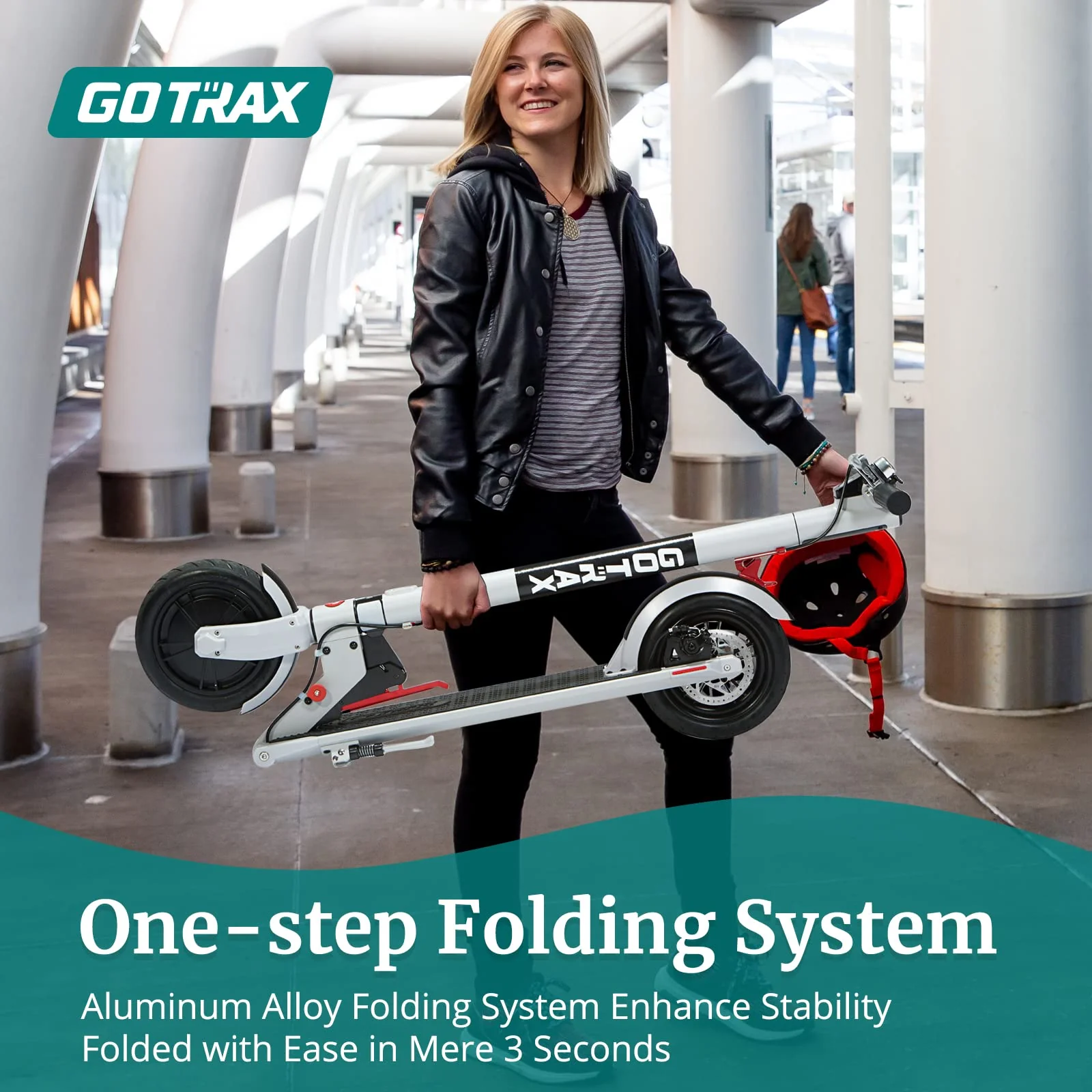 XR Ultra Light Folding Electric Scooter 8.5" 25KPH | 24KM Range(🔥 Spring Sale) - Image 8